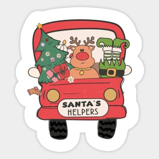 Santa's helpers Sticker